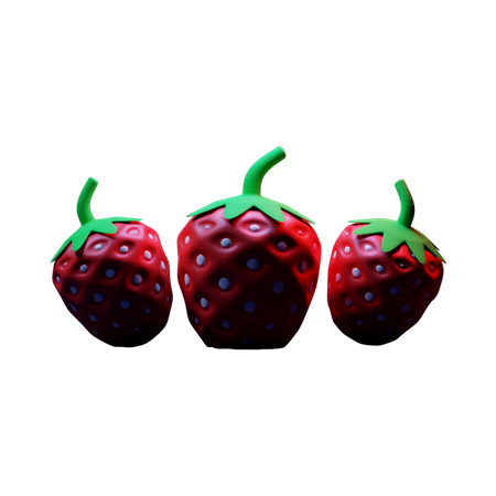 Morango  3D Icon