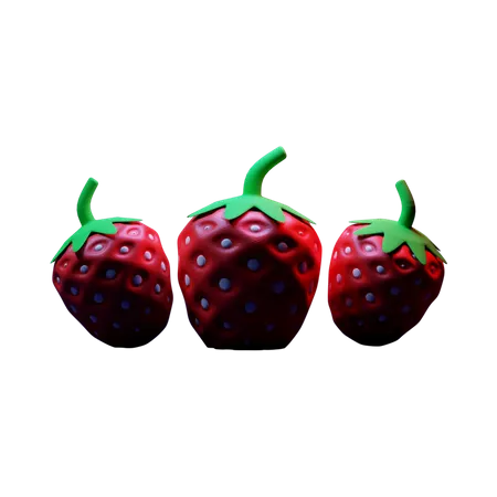 Morango  3D Icon