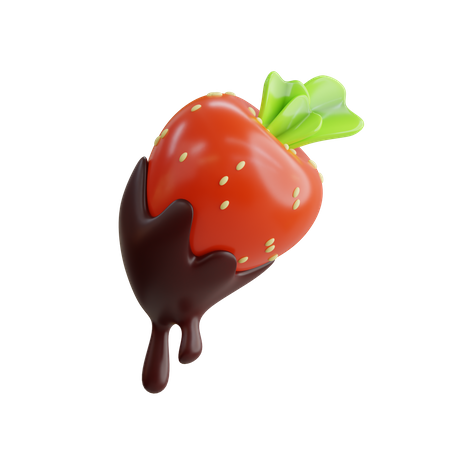 Chocolate morango  3D Icon