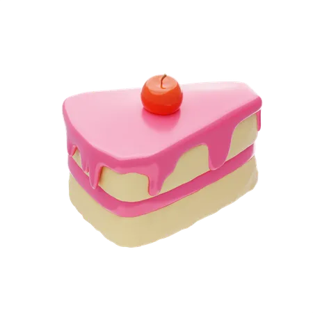 Morceau de gâteau  3D Icon