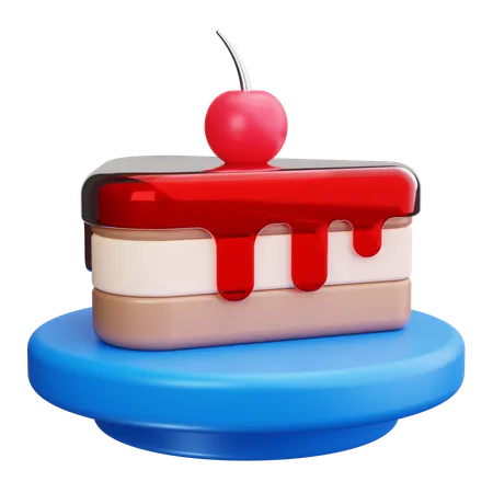 Part de gâteau  3D Icon