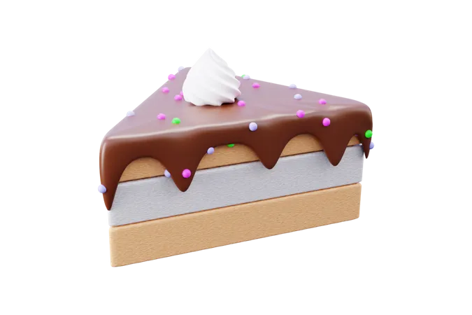 Morceau de gâteau  3D Icon