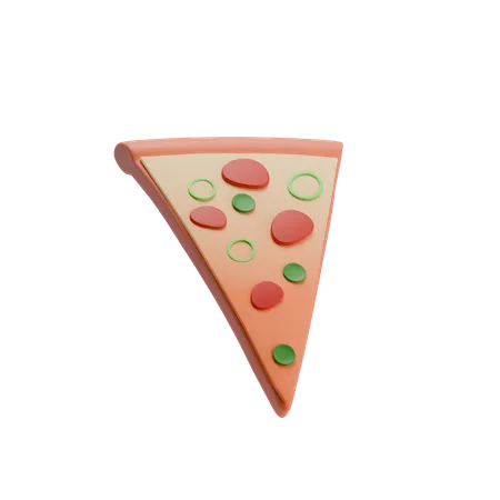 Morceau de pizza  3D Icon