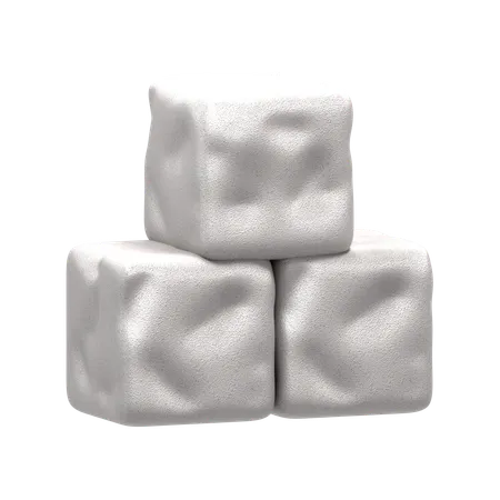 Sucre en morceaux  3D Icon