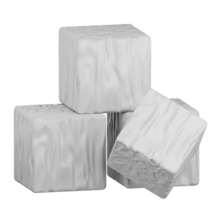 Sucre en morceaux  3D Icon