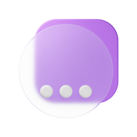 もっと  3D Icon