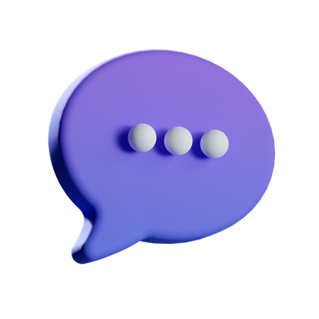 More Chat  3D Icon