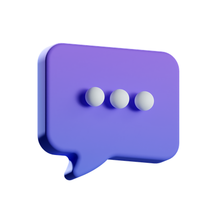 More Chat  3D Icon