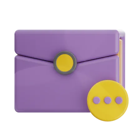 More Email  3D Icon
