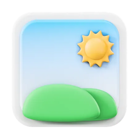 Morning  3D Icon