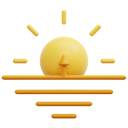 Morning  3D Icon