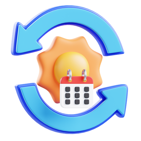 아침 루틴  3D Icon