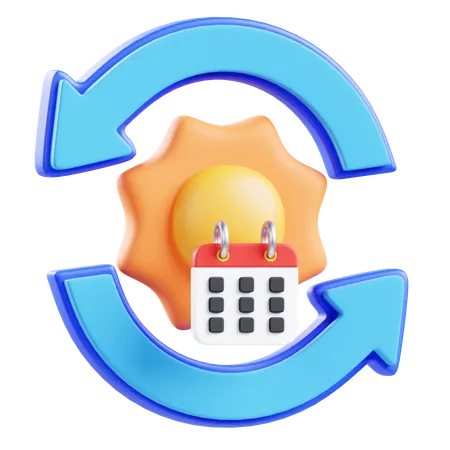 아침 루틴  3D Icon