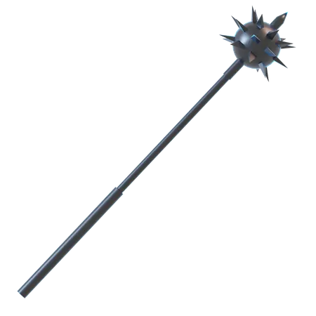 Morningstar Weapon  3D Illustration