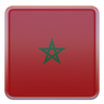 3d morocco flag logo