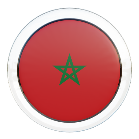 Morocco Flag 3D Illustration