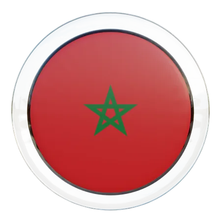 Morocco Flag 3D Illustration