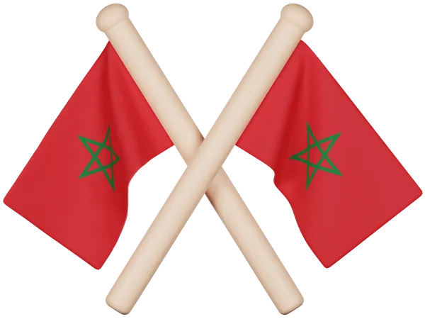 Morocco Flag 3D Icon