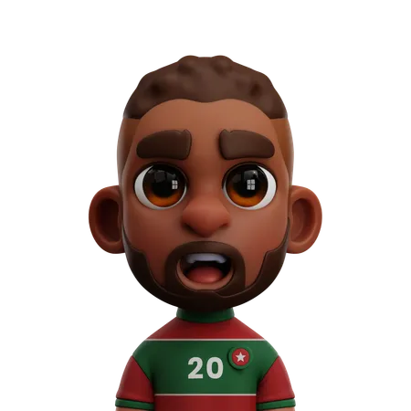 Morocco Player 3D Icon