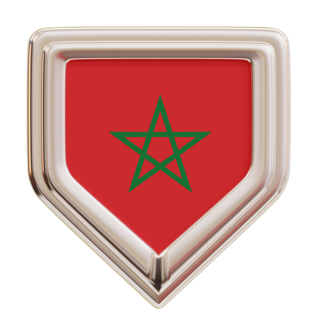 Moroccos National Emblem  3D Icon