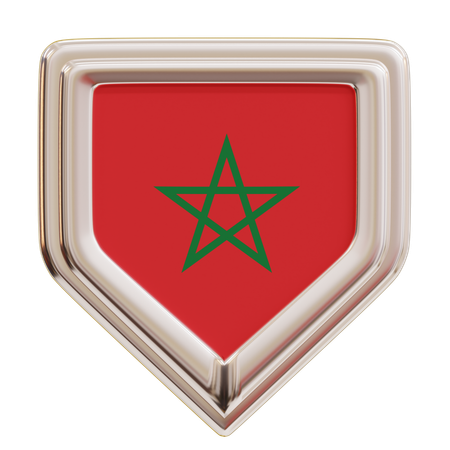 Moroccos National Emblem  3D Icon