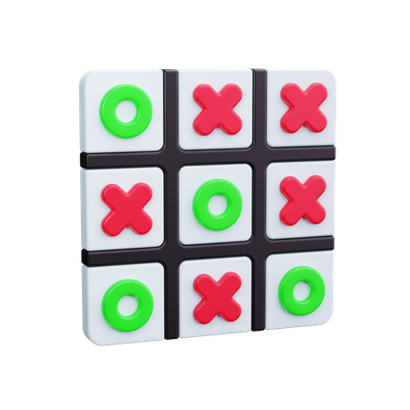 Tic tac toe  3D Icon