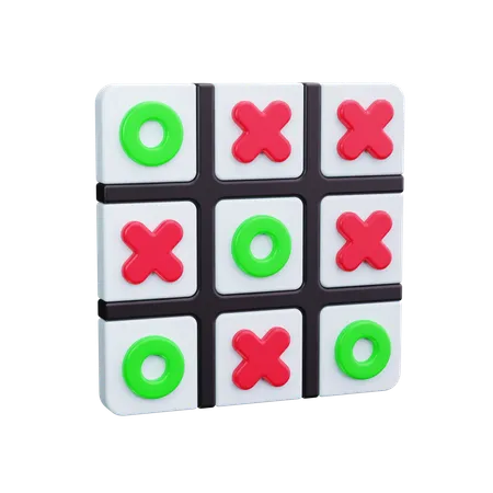 Tic tac toe  3D Icon