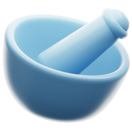 Mortar and pestle  3D Icon