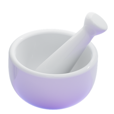 MORTAR AND PESTLE  3D Icon