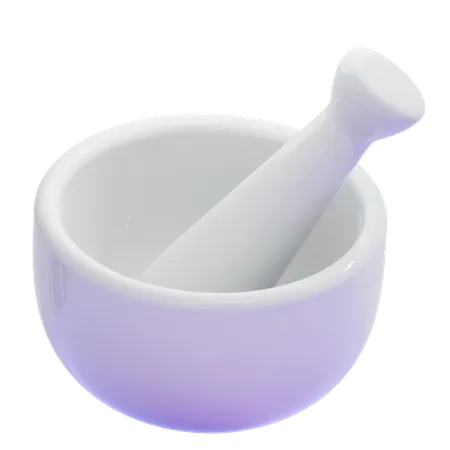 MORTAR AND PESTLE  3D Icon