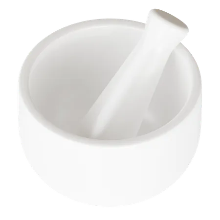 Mortar and Pestle  3D Icon
