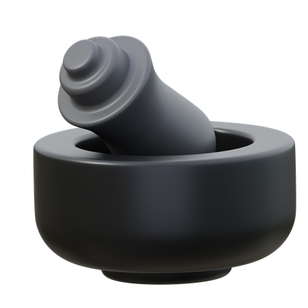 Mortar And Pestle  3D Icon