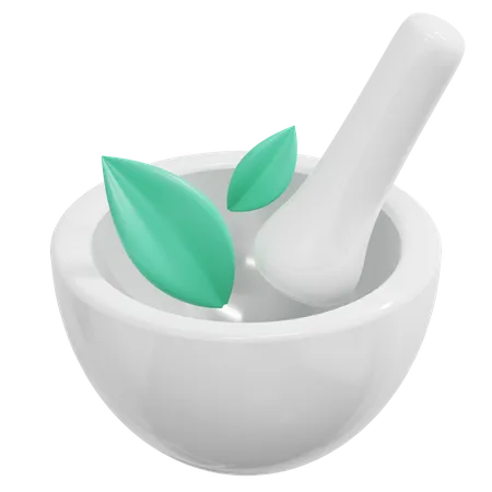 Mortar And Pestle  3D Icon