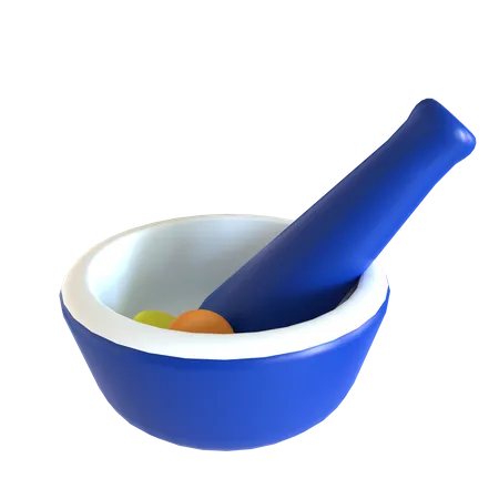 Mortar And Pestle  3D Icon