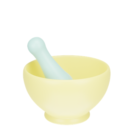 Mortar And Pestle  3D Icon