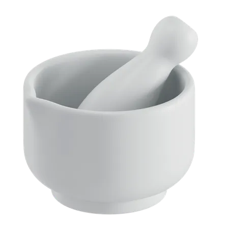 Mortar and pestle  3D Icon