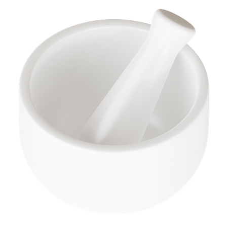 Mortar and Pestle  3D Icon