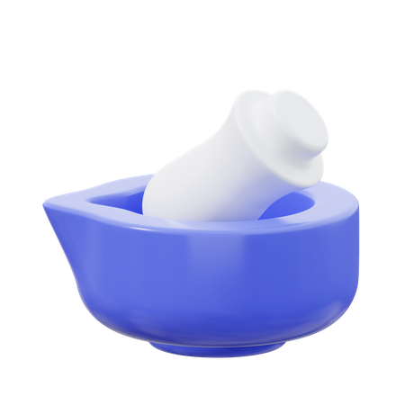 Mortar And Pestle  3D Icon