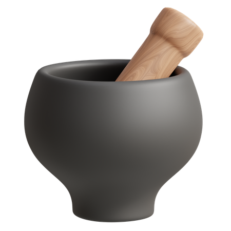 Mortar And Pestle  3D Icon