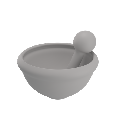 Mortar And Pestle  3D Icon