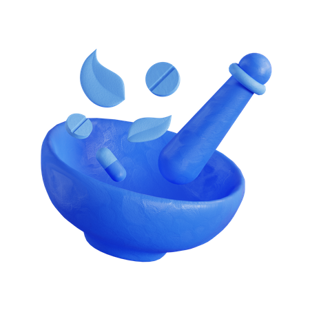 Mortar and pestle  3D Icon