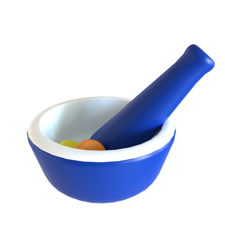 Mortar And Pestle  3D Icon