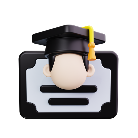 Mortarboard  3D Icon