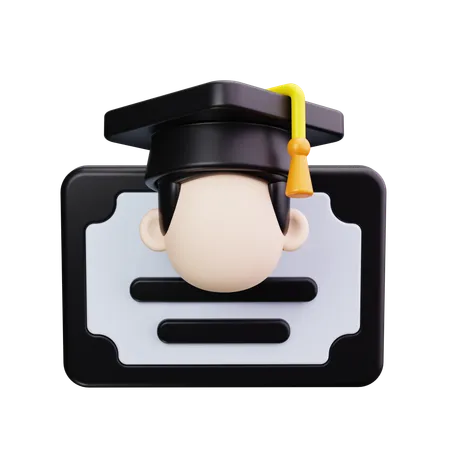 Mortarboard  3D Icon