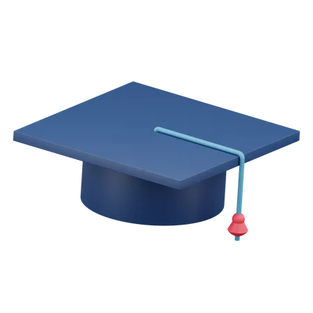 3 D Mortarboard Icon Illustration With Isolated Design 3D Icon