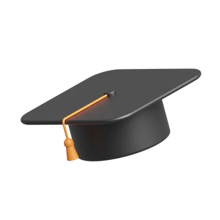 Mortarboard Graduation Hat  3D Icon