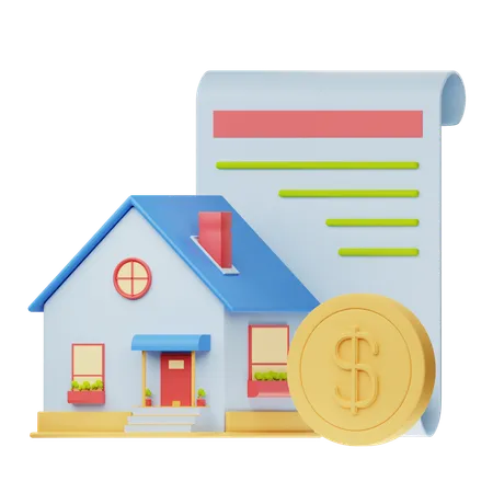 Mortgage  3D Icon
