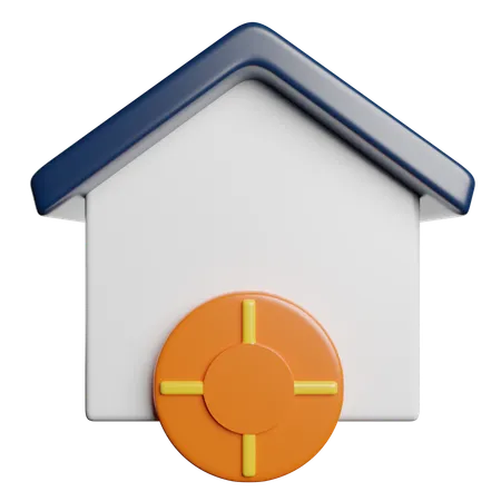 Mortagage House Property 3D Icon