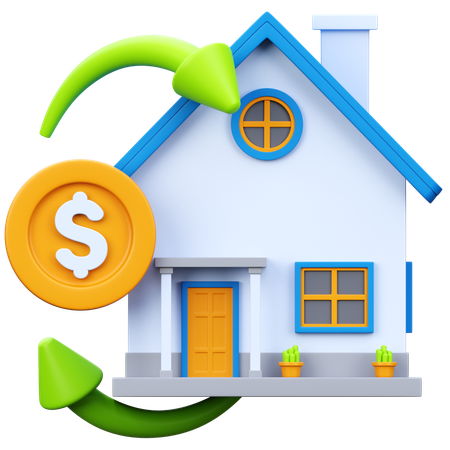 Mortgage  3D Icon