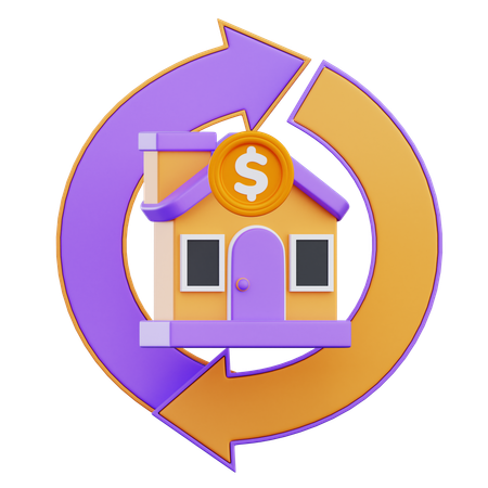 Mortgage  3D Icon